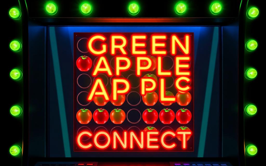 Green Apple Connect arcade cabinet art